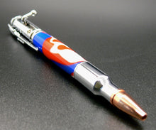Load image into Gallery viewer, Patriotic Bolt Action Pen | Vibrant Red, White &amp; Blue
