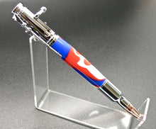 Load image into Gallery viewer, Patriotic Bolt Action Pen | Vibrant Red, White &amp; Blue
