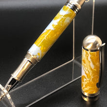 Load image into Gallery viewer, Shimmering Yellow Rollerball Pen | Poseidon
